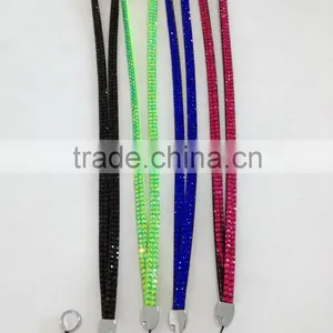 2016 Hottest a Riot of Colour Rhinestone Lanyard Custom Fashion Rhinestone Lanyard NO MOQ thumbnail-6