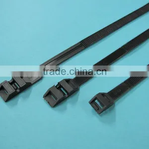 Double-Locking Cable Ties (CE,ROHS,PAHS,REACH,SGS,ISO9001) thumbnail-1