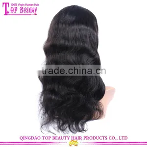 18 Inches Brazilian Human Hair Full Lace Wigs Wholesale Virgin Brazilian Hair Wig thumbnail-4