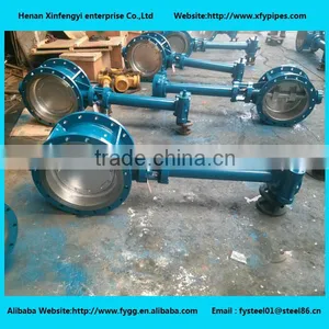 Long Stem Butterfly Valve With Concentric Disc Design thumbnail-1