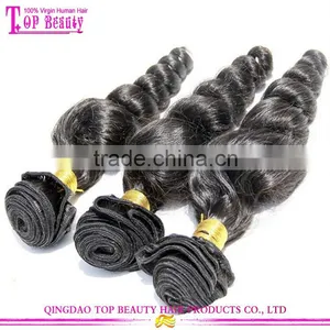 Hot Sale Peruvian Loose Wave Hair 6A Grade Unprocessed 100% Human Peruvian Hair Extension thumbnail-2