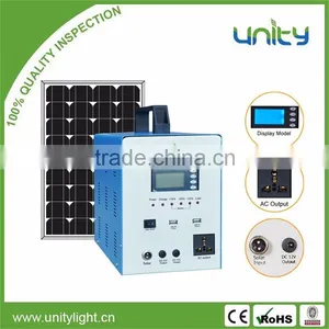 Family Use Solar Power Generator System 100 Watt Solar Panel Kit thumbnail-1
