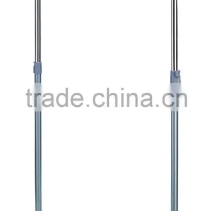 Gray Single Bar Expandable Cloth Garment Display Rack thumbnail-1