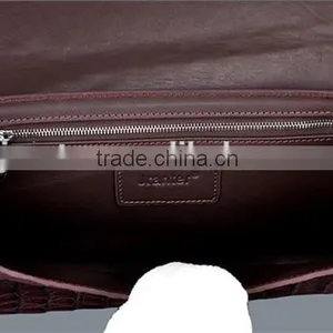Ladies Party Genuine Leather Clutch Purse Crocodile Skin Handbags Chinese Clutch Bag thumbnail-5