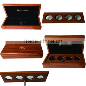 Wood Coin Presentation Cases and Display Boxes thumbnail-1