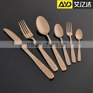 Bulk Cutlery , Knotted Cutlery Set , Gold Plated Cutlery thumbnail-4