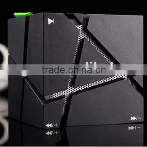 Cube Bluetooth Speaker Subwoofer Card Colorful LED Lamp Creative Wireless Bluetooth Portable Speaker thumbnail-3