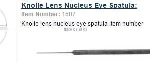 Knolle Lens Nucleus Eye Spatula thumbnail-1