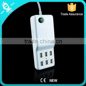 High Quatlity Multiple Usb 6-outlet Power Strips, 6 Usb Outlet Electrical Power Strip thumbnail-6