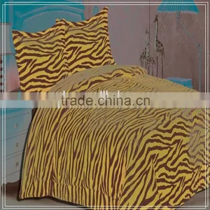 Hot Selling Zebra Prints MicroPlush Bedding Set thumbnail-2