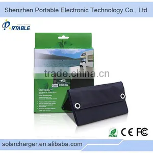 Waterproof 5W Folding Solar Panel Charger for Hiking thumbnail-2