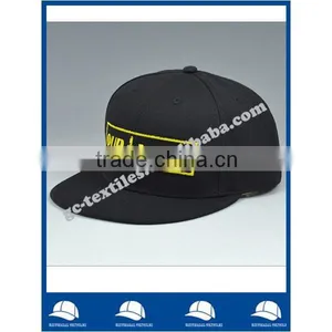 China Gold Supplier Acrylic Fabric Black Custom Logo Embroidery Six Panel Baseball Cap thumbnail-1