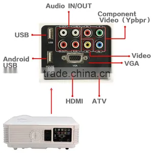 Android Projector 4500 Lumens Led Lamp Wifi Projector thumbnail-3