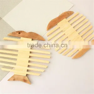 High Quality Promotional Cheap Heat Cup Hot Kitchen Bamboo Pot Holder thumbnail-1