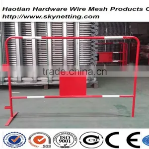 France Welded Pipe Temporary Fence Queue Control Barrier Crowd Control Barrier thumbnail-1