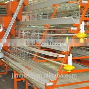 A Type Laying Hen Egg Batteries Hot Galvanised Process Chicken Cage thumbnail-1