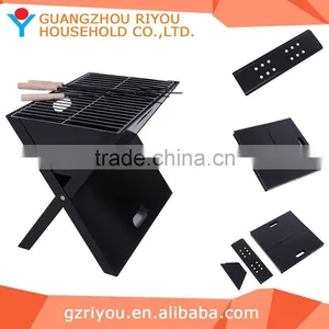 2015 New Arrival Smokeless Indoor Charcoal Portable Folding Bbq Grill thumbnail-1