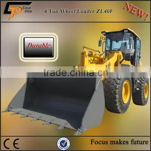 Durable Articulated 4 Ton Front End Loader Wheel Loaders With a Bucket thumbnail-1