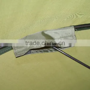 Nylon Waterproof Fabric Fishing Dome Umbrella With Aluminum Storm Poles With PE Ground Sheet thumbnail-3