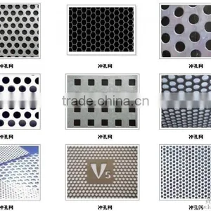 Perforated Metal Ceiling Tiles/ Round Hole Perforated Metal Wire Meshes/ Perforated Metal Roofting Sheet / thumbnail-1