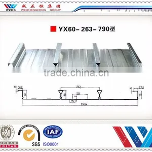 GI Steel Structural Composite Corrugated Metal Floor Decking/steel Floor Decking From China Supplier thumbnail-1