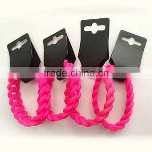 Wholesale Custom Logo Print Dual Layer Silicone Wristband thumbnail-1