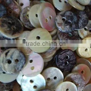 Natural Japanese Akoya Shell Button Four Holes for Men's Shirt thumbnail-2
