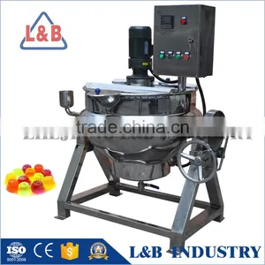 Zhejiang 50 Liters Electric Stainless Steel Homogenizing Double Jacketed Blending Kettle for Fondant in Confectionery Industry thumbnail-1