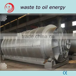 Used Tire Processing Plant to Get Diesel Oil From Waste Tyre/ Waste Plastic/ Plastic Bottles and Etc. thumbnail-1