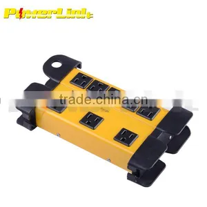 H30148 ETL/CETL 8 Outlet Metal Power Strip/Power Bar/surge Protector thumbnail-1