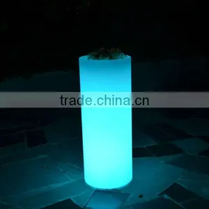 RF IR APP Control Luminated Planter Outdoor Color Change Flower Pot thumbnail-1