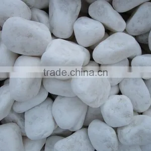 Natural River Stone White Round Pebble Stone 2-4cm thumbnail-5
