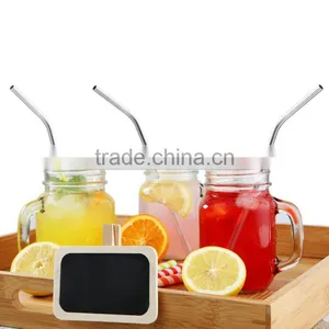 Eco-friendly Reusable Cold Drinking Straws / Stainless Steel Drinking Straws thumbnail-1
