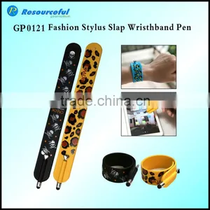 Fashionable Retractable Stylus Pen for Touch Screen,slap Wristband Pen thumbnail-2