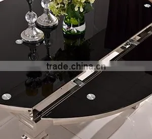 TH389 Fashionable Folding Dining Table Stainless Steel Folding Table thumbnail-3