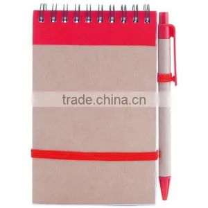 Custom Promotional Wholesale Spiral Notebook With Pen thumbnail-3