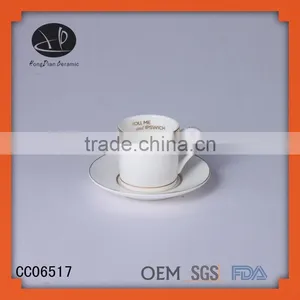 Expresso Cup With Saucer,specia Design Coffee Cup and Saucer With Printing thumbnail-1