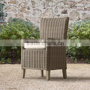 2017 Sigma Weatherproof Vintage Plastic Resin Wicker Restaurant Used Dining Chairs thumbnail-1