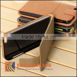 High Quality Custom Flip Leather Cell Phone Case Cover For IPhone 5S thumbnail-1