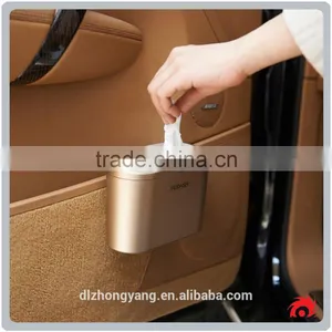 Mini Auto Car Vehicle Trash Rubbish Dust Can Litter Garbage Holder Container Bag Bin thumbnail-1