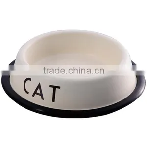 The Pet Cat / Dog Bowl Metal Pet Bowl Basin Bowl Anti Collision thumbnail-1