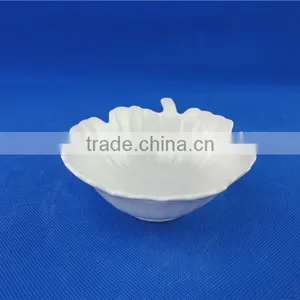 Stock Small White Ceramic Pudding Bowl thumbnail-1