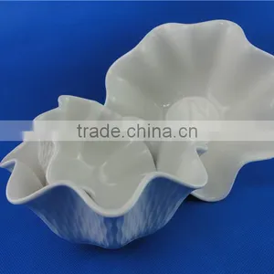 Porcelain Nut Bowl Set and Salad Cheft Set thumbnail-6