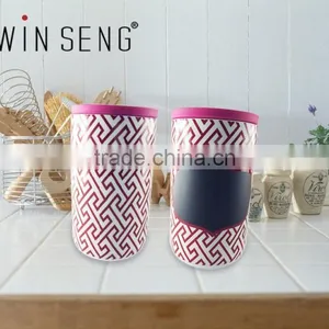 Best Selling Ceramic Porcelain Jar Tea Sugar Coffee Canister thumbnail-1