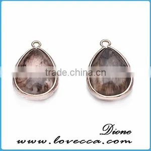 Best Selling Aquamarine Birthstone Charms Jewelry Initial Birthstone Pendants thumbnail-2