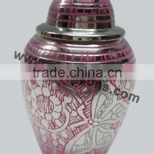 Indian Urns | Brass Newest Urns | Sheet Bronze Cremation Urns | Small Urns for Ashes thumbnail-5