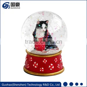 Cat Snow Globe Custom Made thumbnail-1