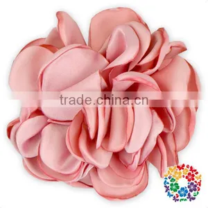 Wholesale Satin Ribbon Flowers Artificial Light Blue Flower Rose Flowers Artificial Cheap Price thumbnail-5