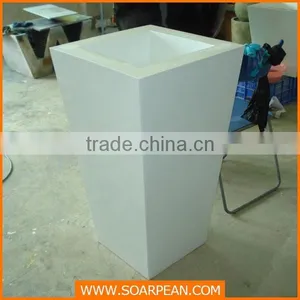 Customized Decorative Fiberglass Outdoor Flower Pot thumbnail-2