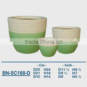 Vietnamese Ceramic Glazed Indoor Pot/ Indoor Planter BN-SC188-A thumbnail-4